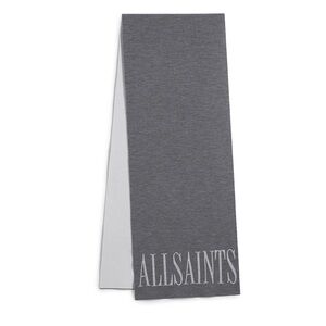 Nwt All Saints Signature Brushed Merino Wool Aspen Scarf